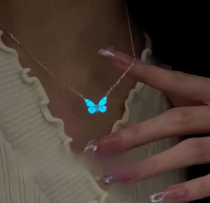 Set mariposa Collar + pulsera
