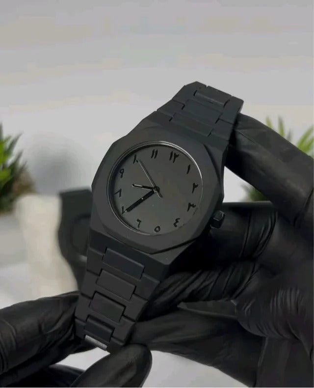 reloj negro mate