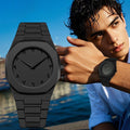 reloj negro mate