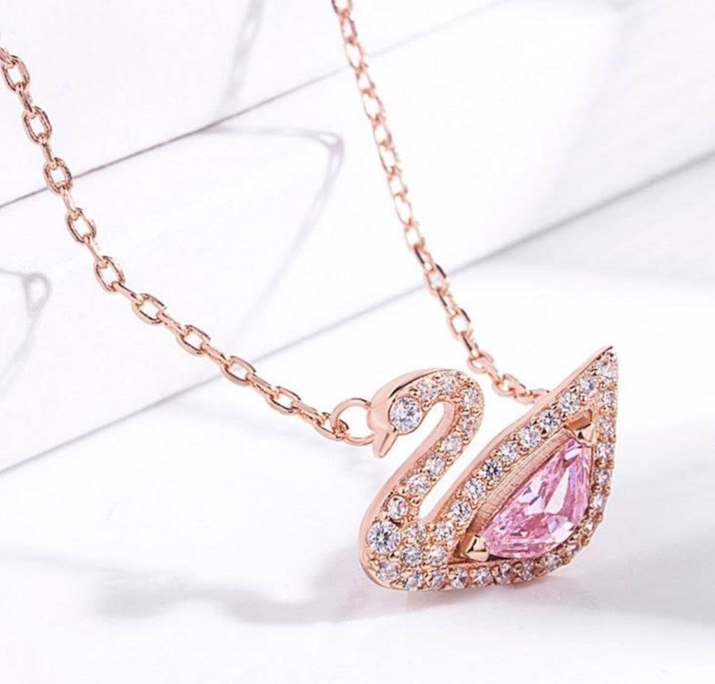Collar cisne swarovski