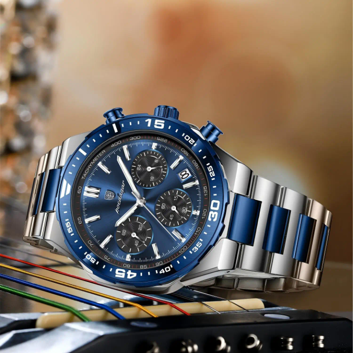 Reloj luminoso impermeable poedegar - cuarzo de lujo