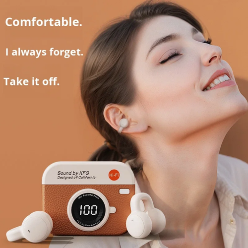 Audífonos in ear Bluetooth retro camara 📷✨