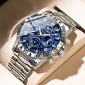 Reloj para hombre poedegar - luminiscente cuarzo de lujo