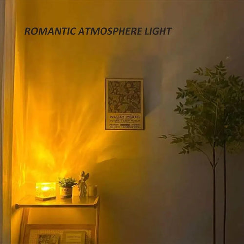 2 Lamparas de aurora boreal con efecto oceánico