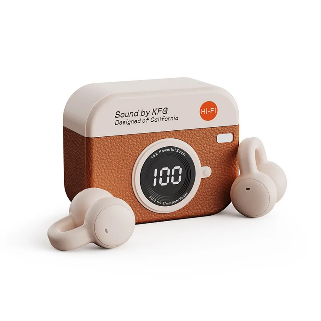Audífonos in ear Bluetooth retro camara 📷✨