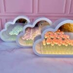 Lampara 2 en 1 (Lampara y espejo) Tulipanes infinitos - Imagen 4